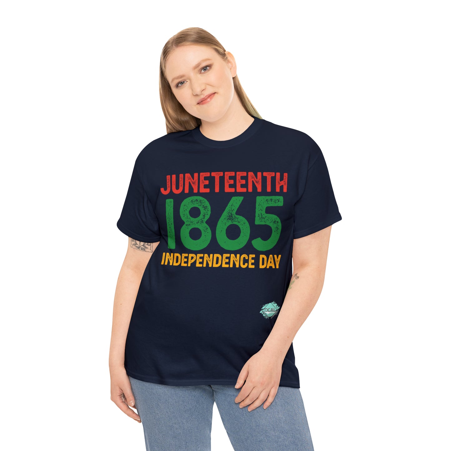 DCAL Juneteenth "1865" Unisex Heavy Cotton Tee