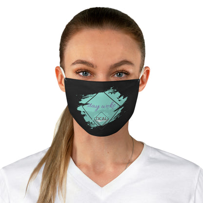 DCAL Accessories "Stay Woke" Fabric Face Mask