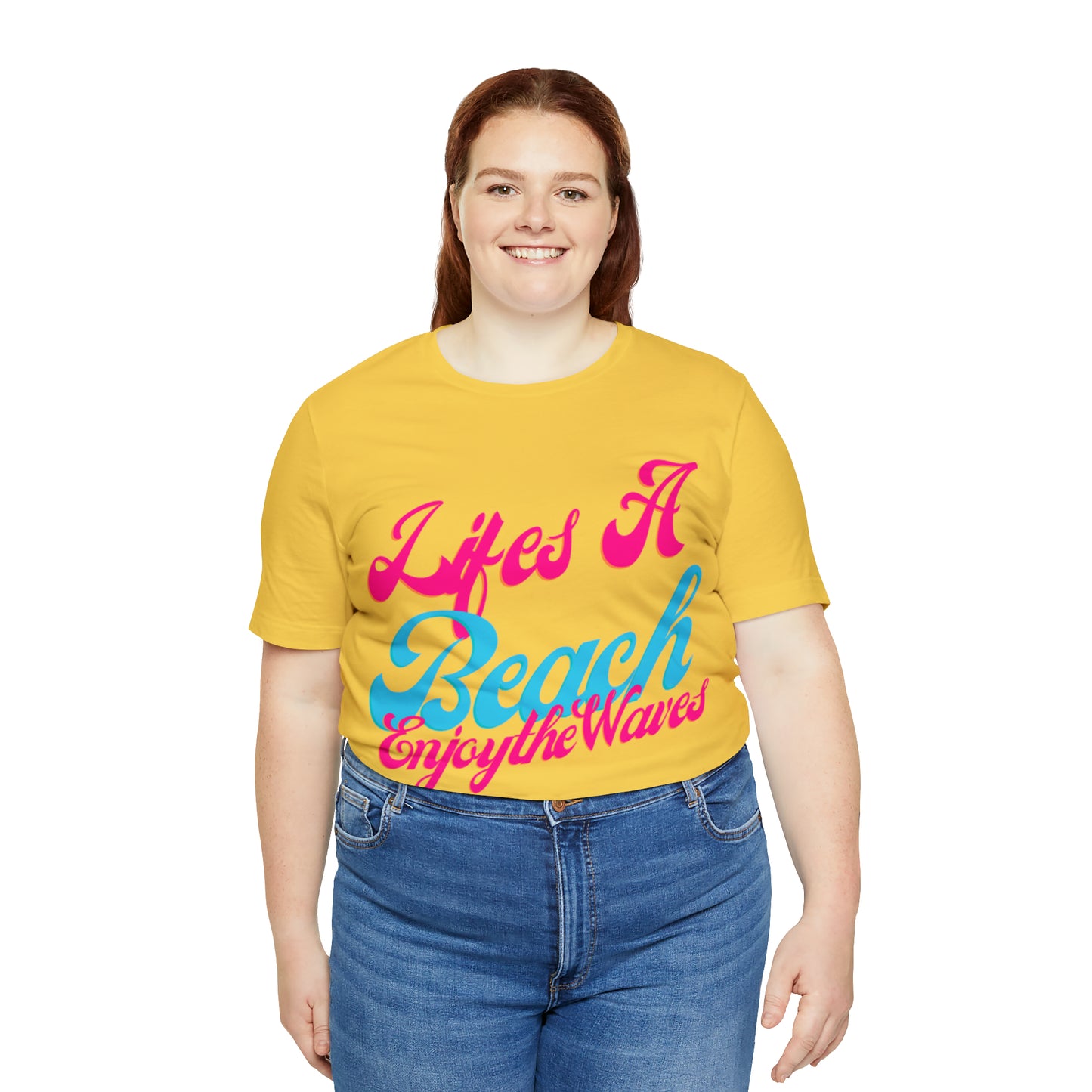 DCAL Beach Collection "Lifes a Beach Enjoy The View" Unisex Jersey Short Sleeve Tee