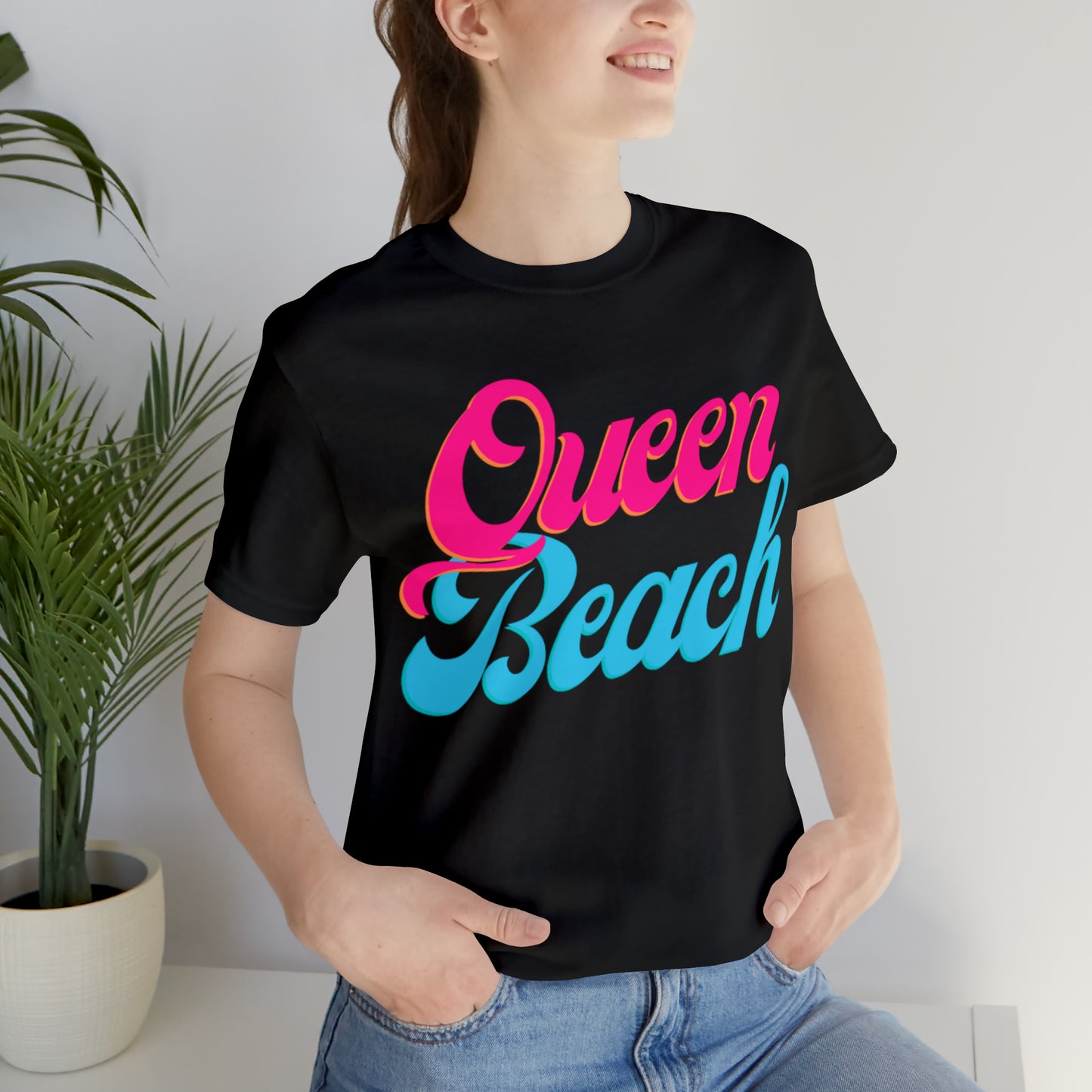 DCAL Beach Collection "Queen Beach" Unisex Jersey Short Sleeve Tee