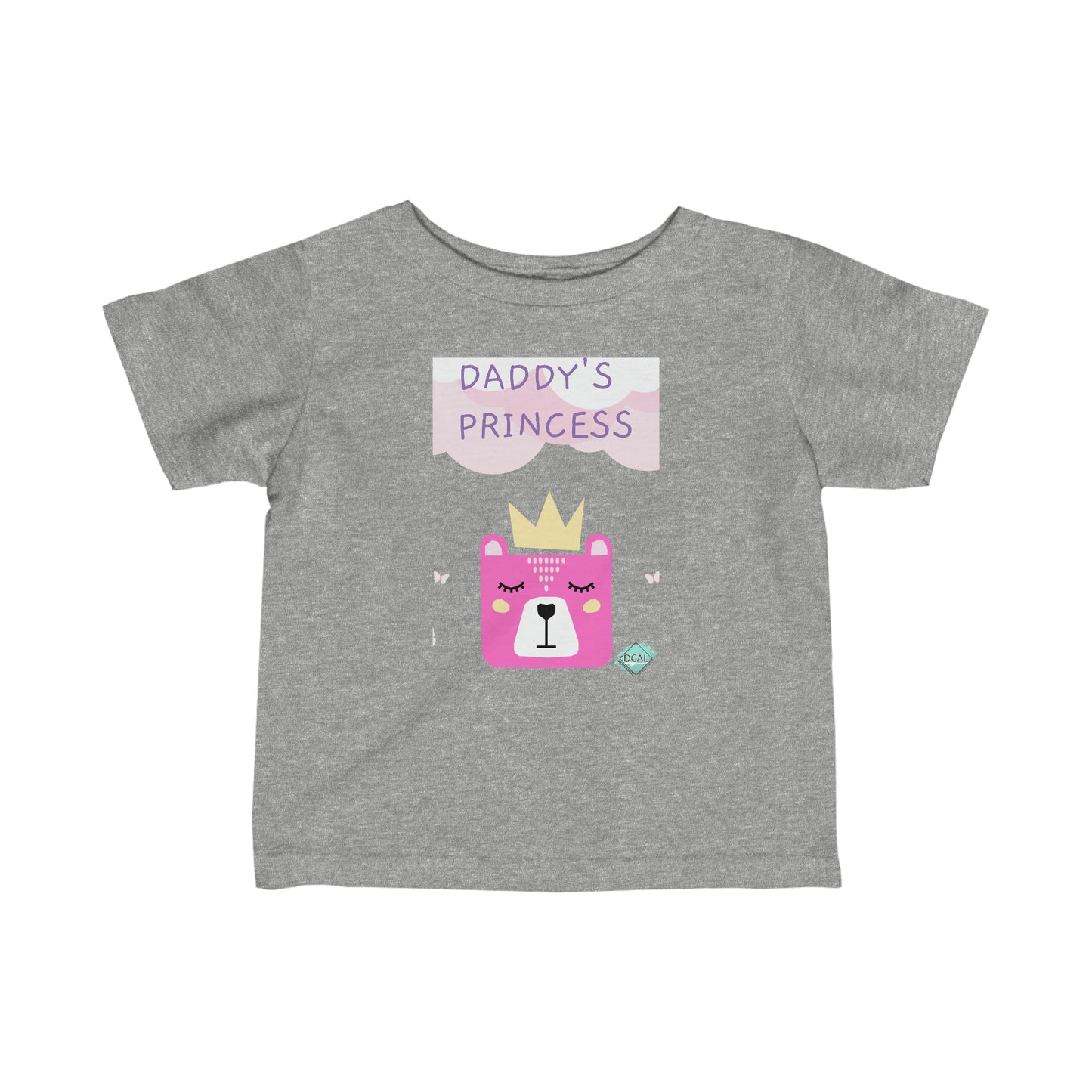 DCAL Baby Clothes "Daddy's Princess"  Infant Fine Jersey Tee