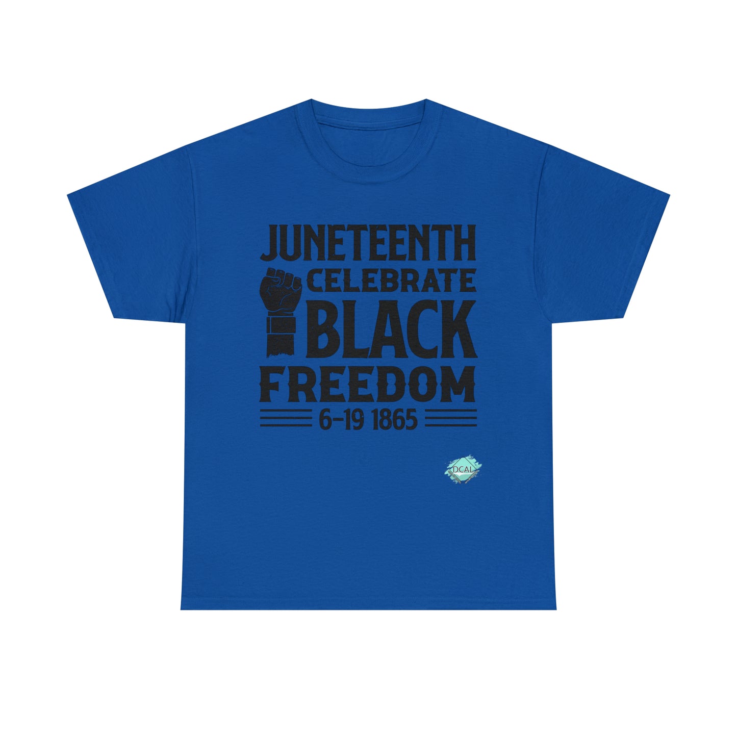 DCAL Juneteenth "Celebrate Freedom" Unisex Heavy Cotton Tee