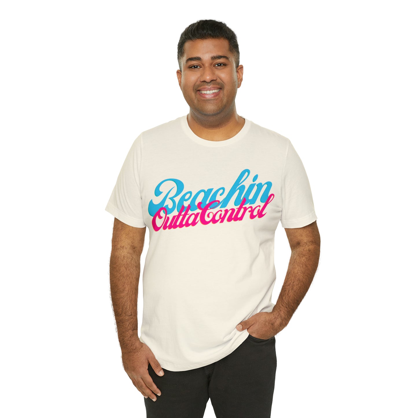 DCAL Beach Collection "Beachin Outta Control" Unisex Jersey Short Sleeve Tee