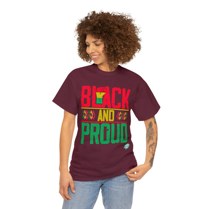 DCAL Juneteenth "Black and Proud" Unisex Heavy Cotton Tee