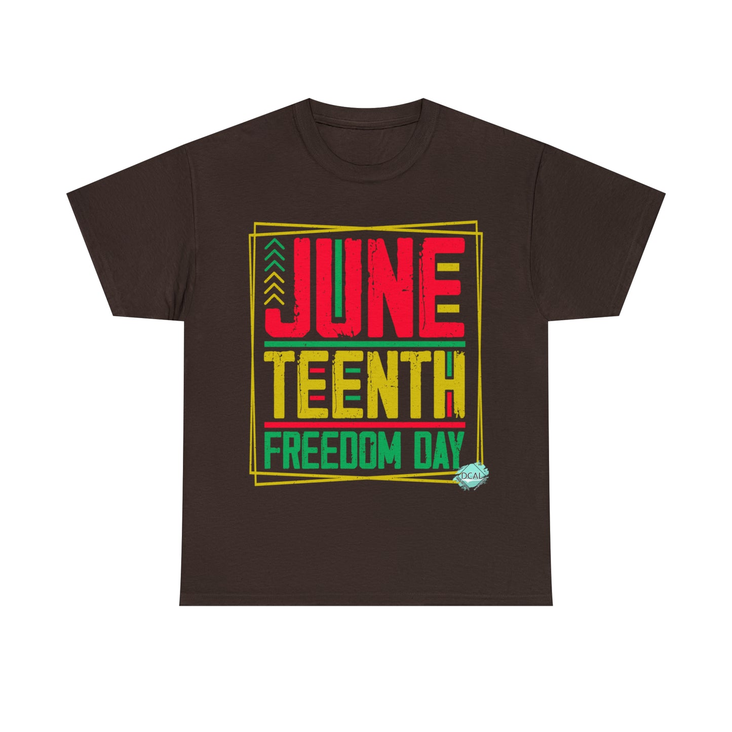 DCAL Juneteenth "Freedom Day" Unisex Heavy Cotton Tee