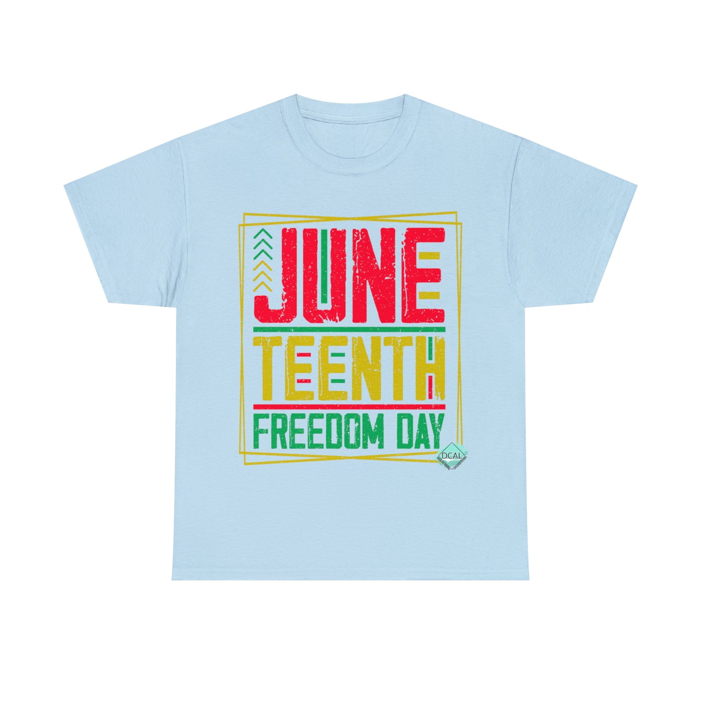 DCAL Juneteenth "Freedom Day" Unisex Heavy Cotton Tee