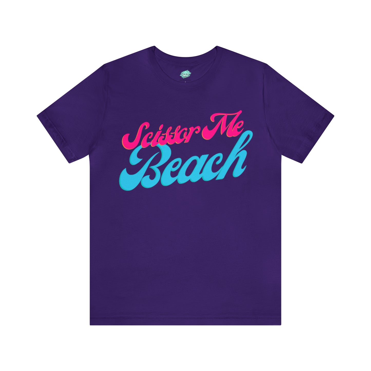 DCAL Beach Collection "Scissor Me Beach" Unisex Jersey Short Sleeve Tee