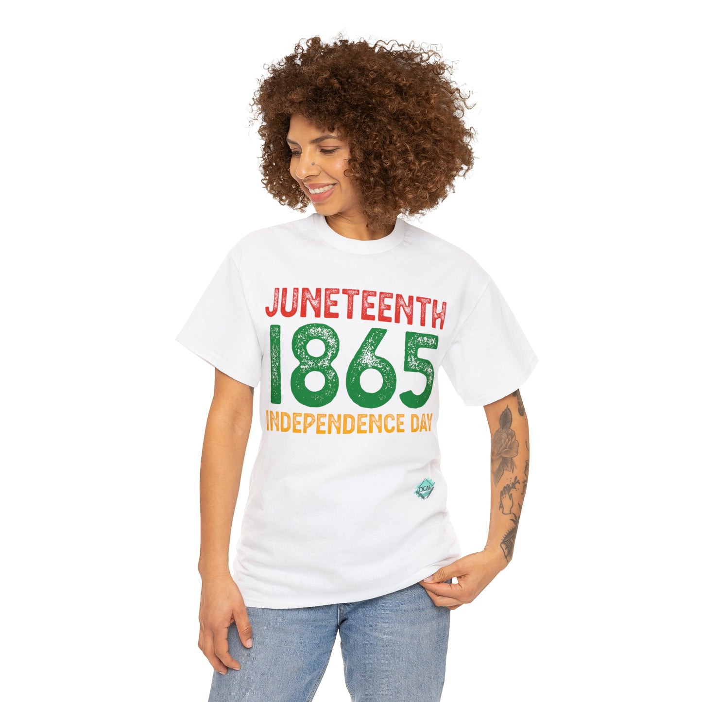 DCAL Juneteenth "1865" Unisex Heavy Cotton Tee