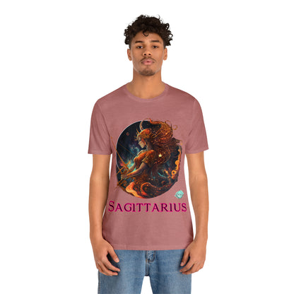 DCAL Zodiac Collection "Sagittarius" Unisex Jersey Short Sleeve Tee