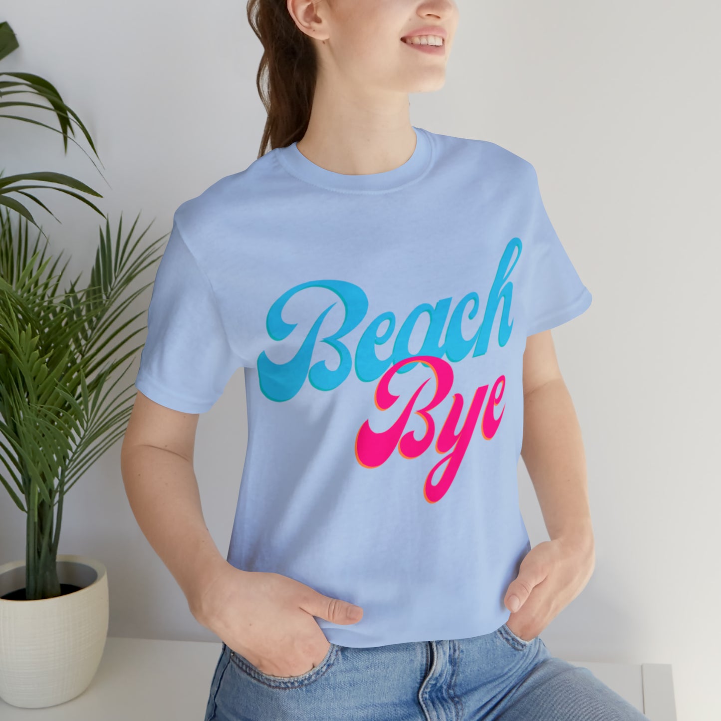 DCAL Beach Collection "Beach Bye" Unisex Jersey Short Sleeve Tee