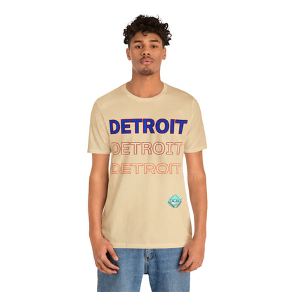 DCAL Downtown Diaries "Detroit" Unisex Jersey Short Sleeve Tee