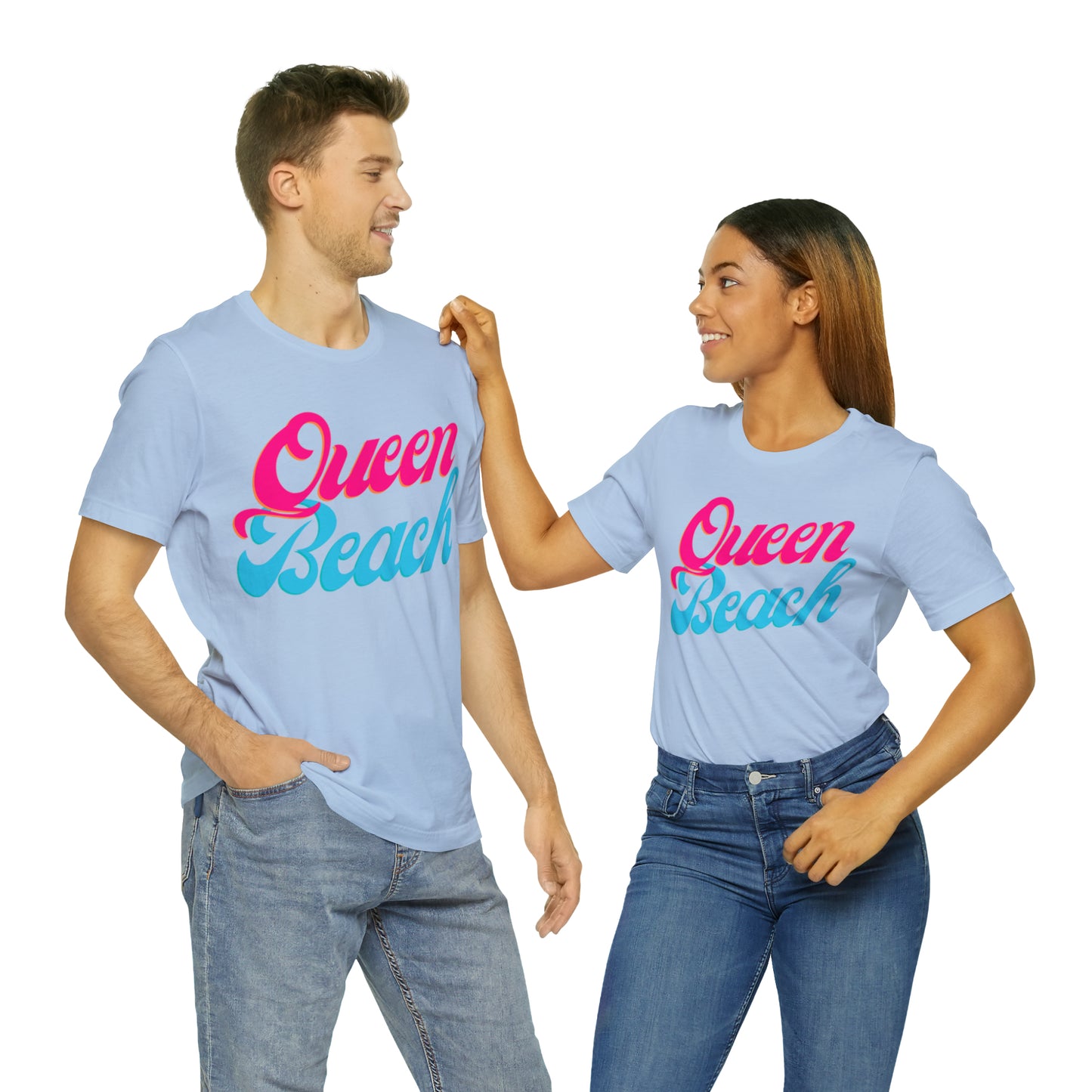 DCAL Beach Collection "Queen Beach" Unisex Jersey Short Sleeve Tee