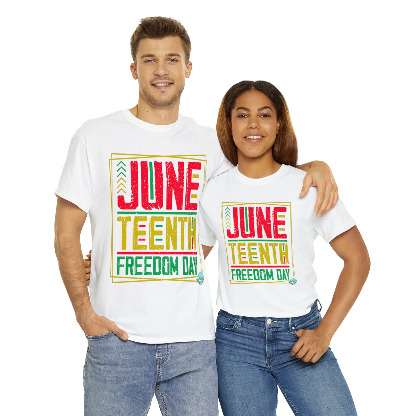 DCAL Juneteenth "Freedom Day" Unisex Heavy Cotton Tee