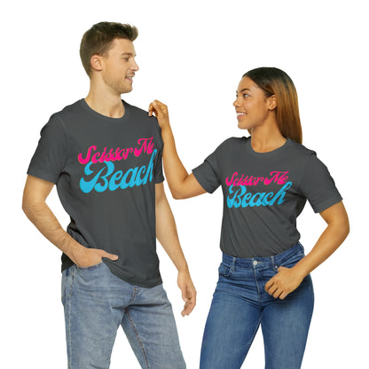 DCAL Beach Collection "Scissor Me Beach" Unisex Jersey Short Sleeve Tee