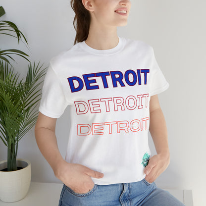 DCAL Downtown Diaries "Detroit" Unisex Jersey Short Sleeve Tee