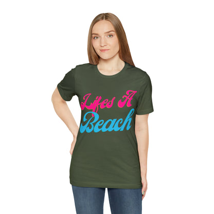 DCAL Beach Collection "Wifes a Beach" Unisex Jersey Short Sleeve Tee