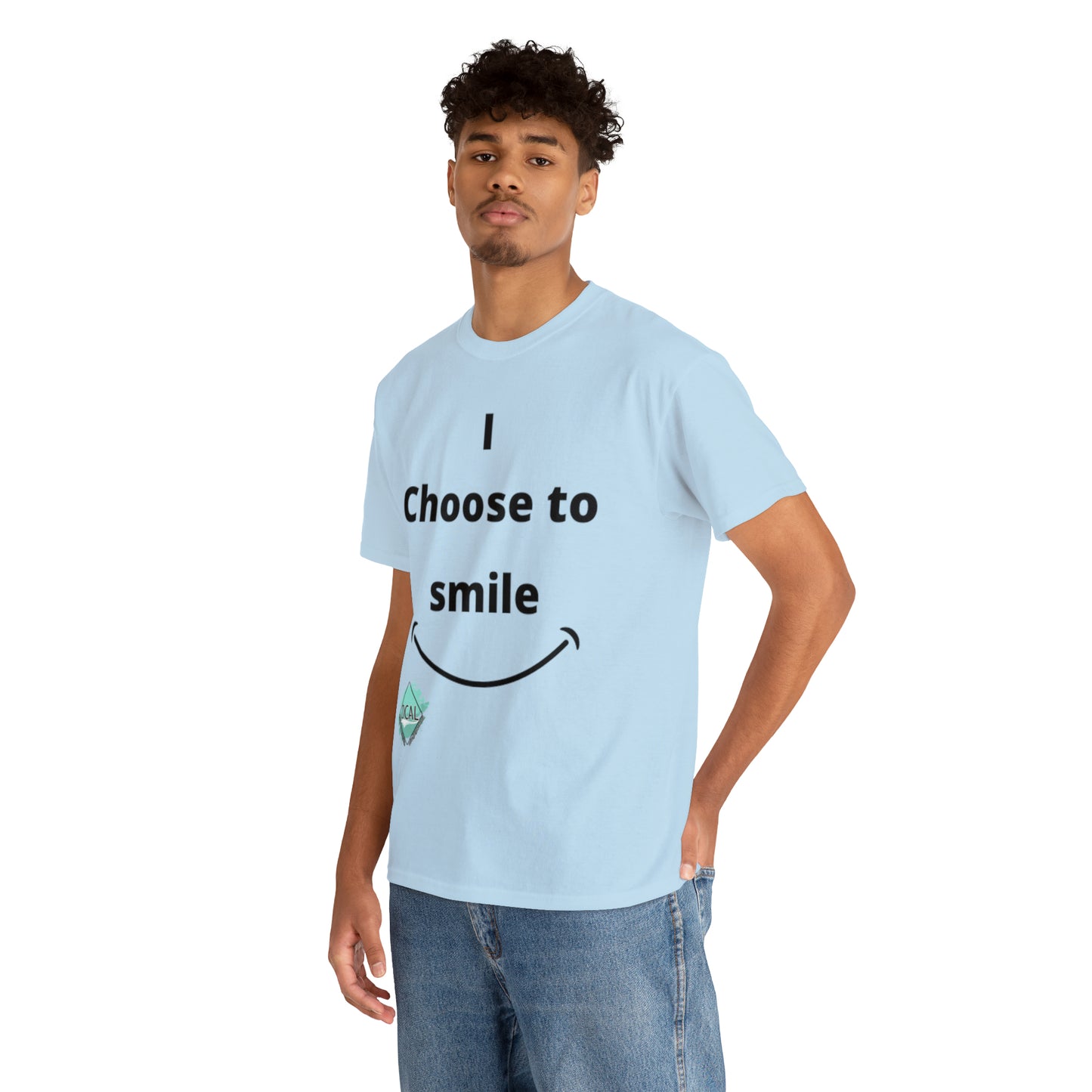 DCAL Graphic Tees "I Choose To Smile" Unisex Heavy Cotton Tee