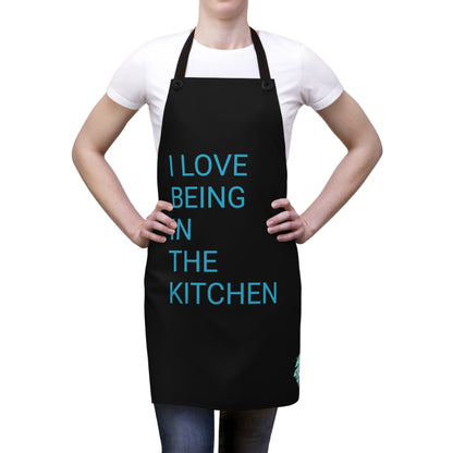 DCAL Kitchen Accessories "Love Being In The Kitchen" Apron