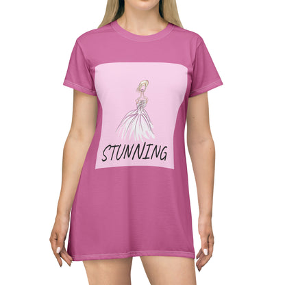 DCAL Graphic Tees "Stunning" T-Shirt Dress