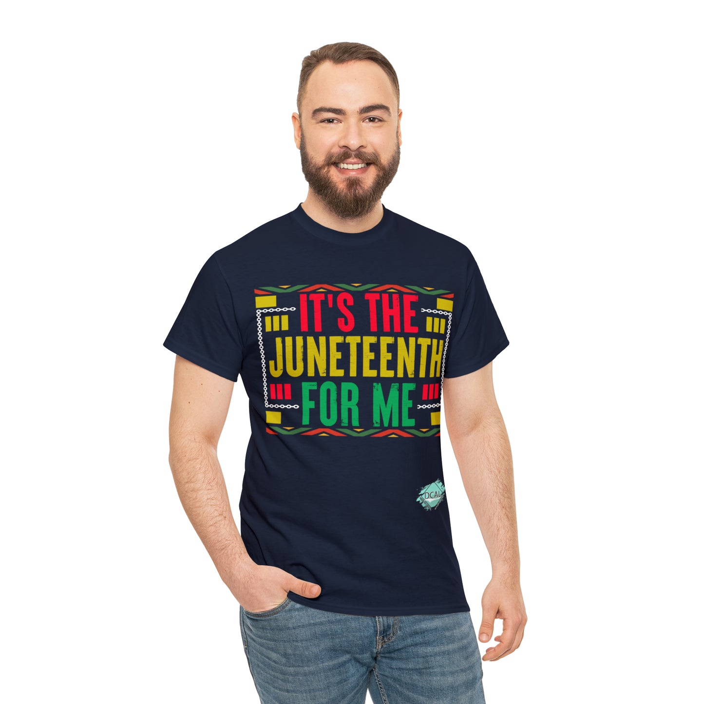 DCAL Juneteenth Its The Juneteenth" Unisex Heavy Cotton Tee