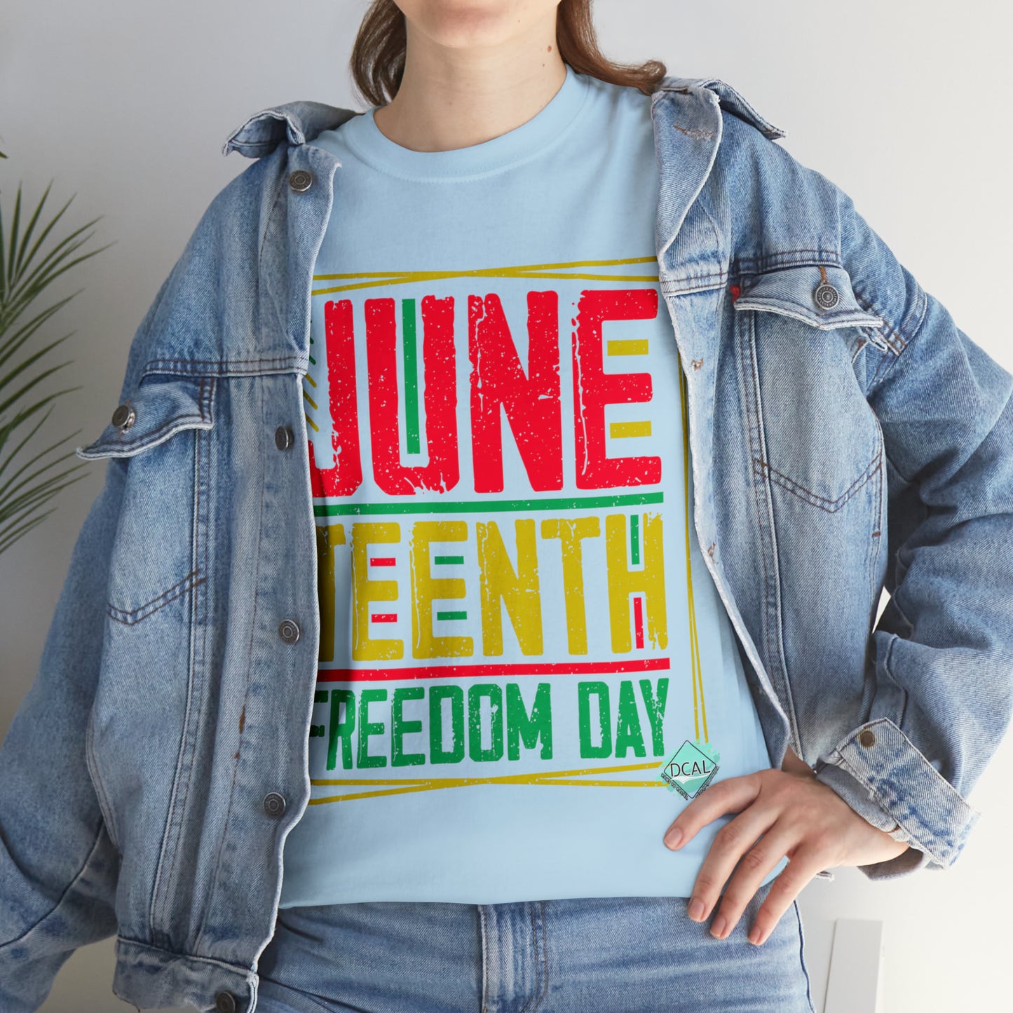 DCAL Juneteenth "Freedom Day" Unisex Heavy Cotton Tee