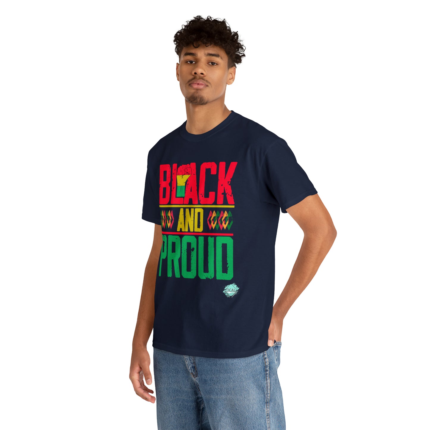 DCAL Juneteenth "Black and Proud" Unisex Heavy Cotton Tee