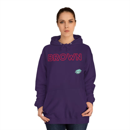 DCAL The Brown Collection Unisex College Hoodie