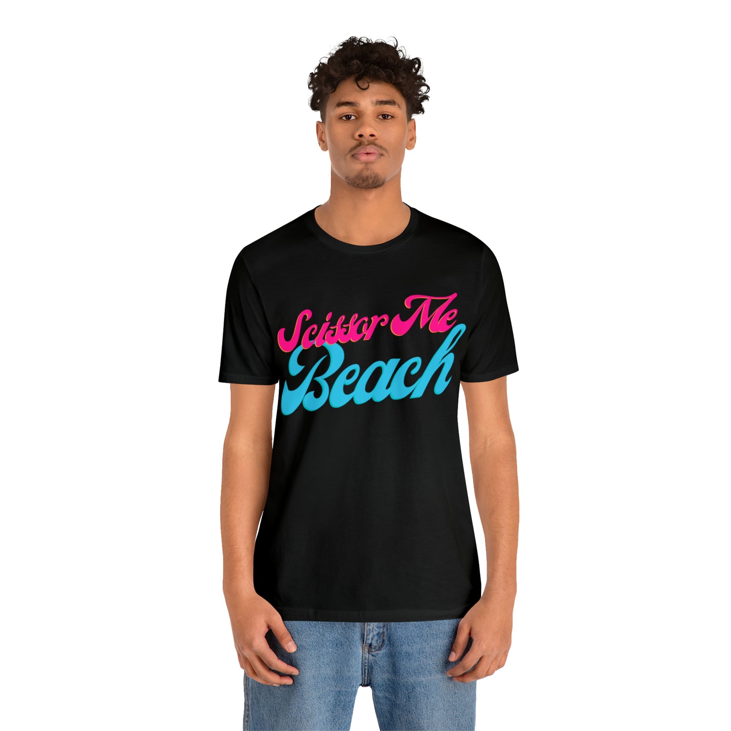 DCAL Beach Collection "Scissor Me Beach" Unisex Jersey Short Sleeve Tee