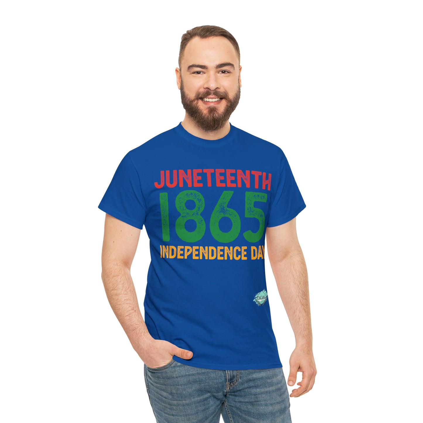 DCAL Juneteenth "1865" Unisex Heavy Cotton Tee