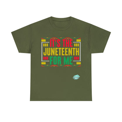 DCAL Juneteenth Its The Juneteenth" Unisex Heavy Cotton Tee