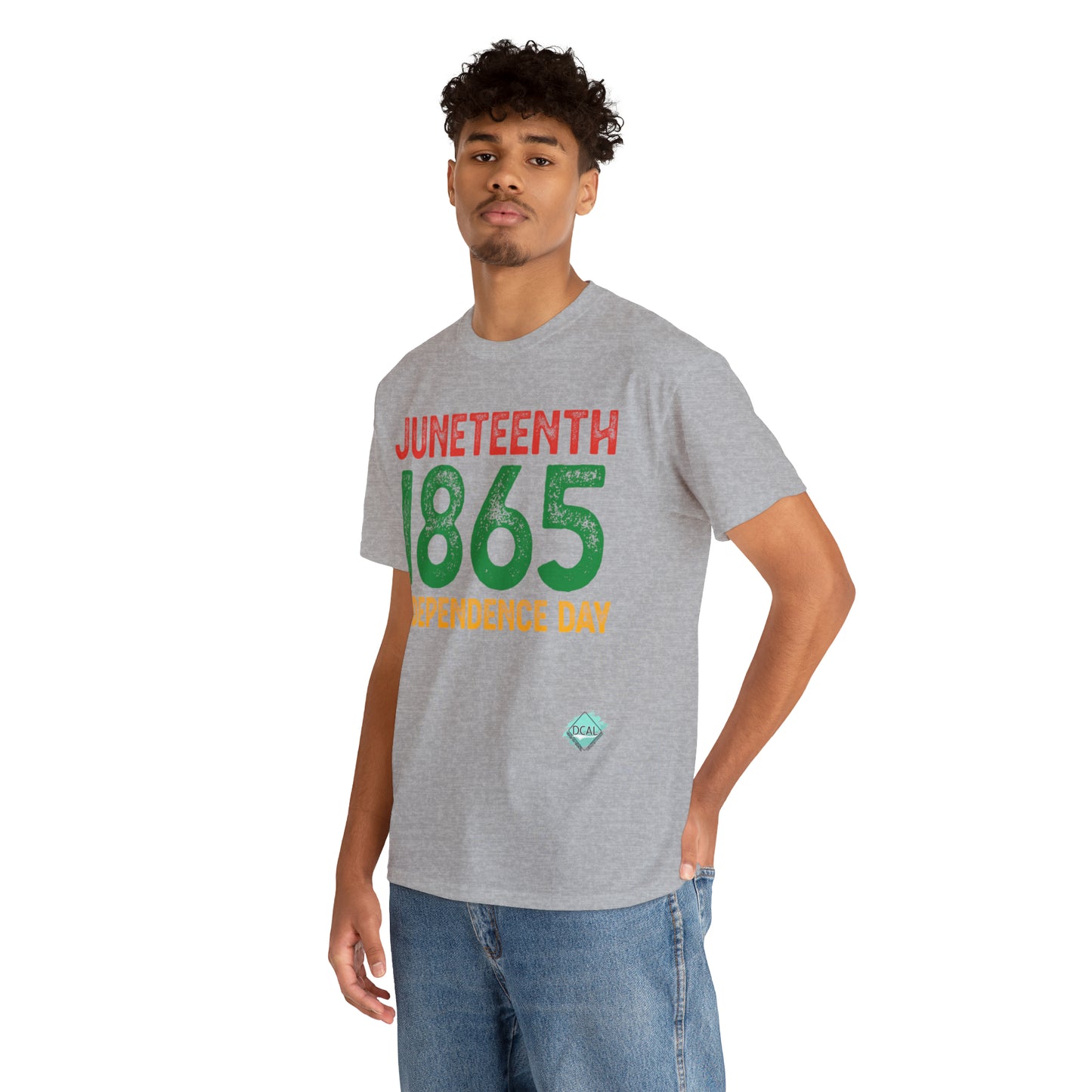 DCAL Juneteenth "1865" Unisex Heavy Cotton Tee