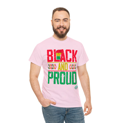 DCAL Juneteenth "Black and Proud" Unisex Heavy Cotton Tee