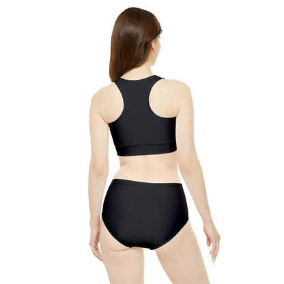 DCAL Swimwear "Black" Sporty Bikini Set