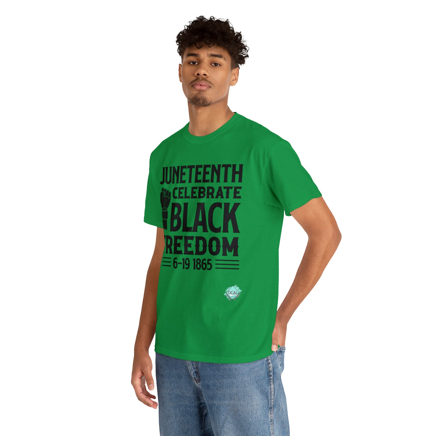 DCAL Juneteenth "Celebrate Freedom" Unisex Heavy Cotton Tee