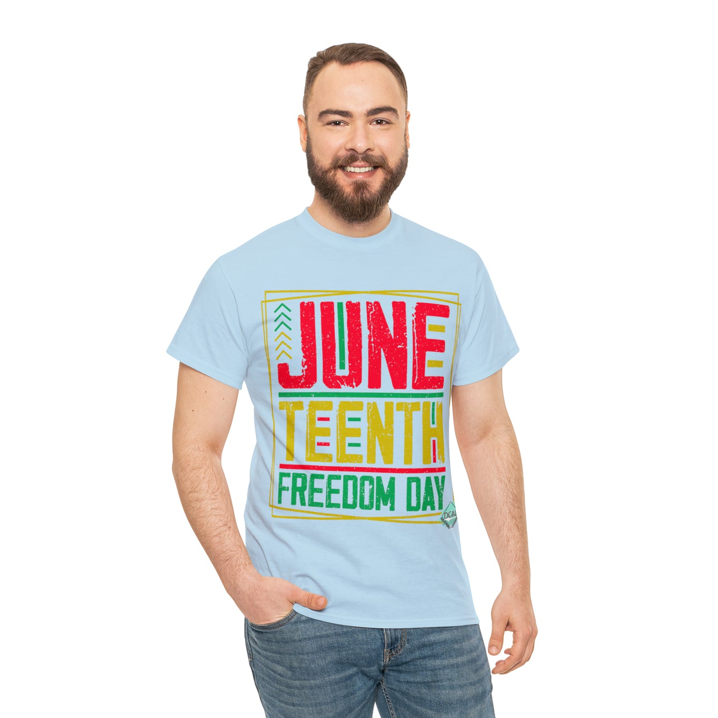 DCAL Juneteenth "Freedom Day" Unisex Heavy Cotton Tee