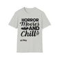 DCAL Graphic Tee Halloween "Horror Movies and Chill" Unisex Softstyle T-Shirt