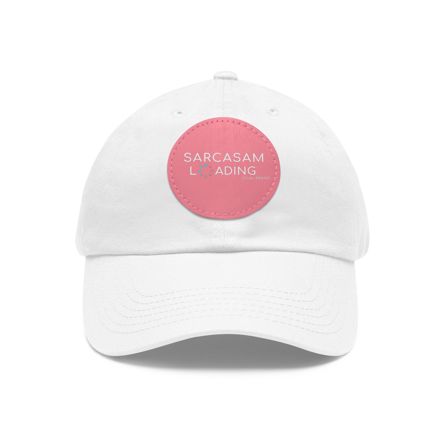 DCAL Brown Collection Accessories "Sarcasm Loading" Hat with Leather Patch (Round)