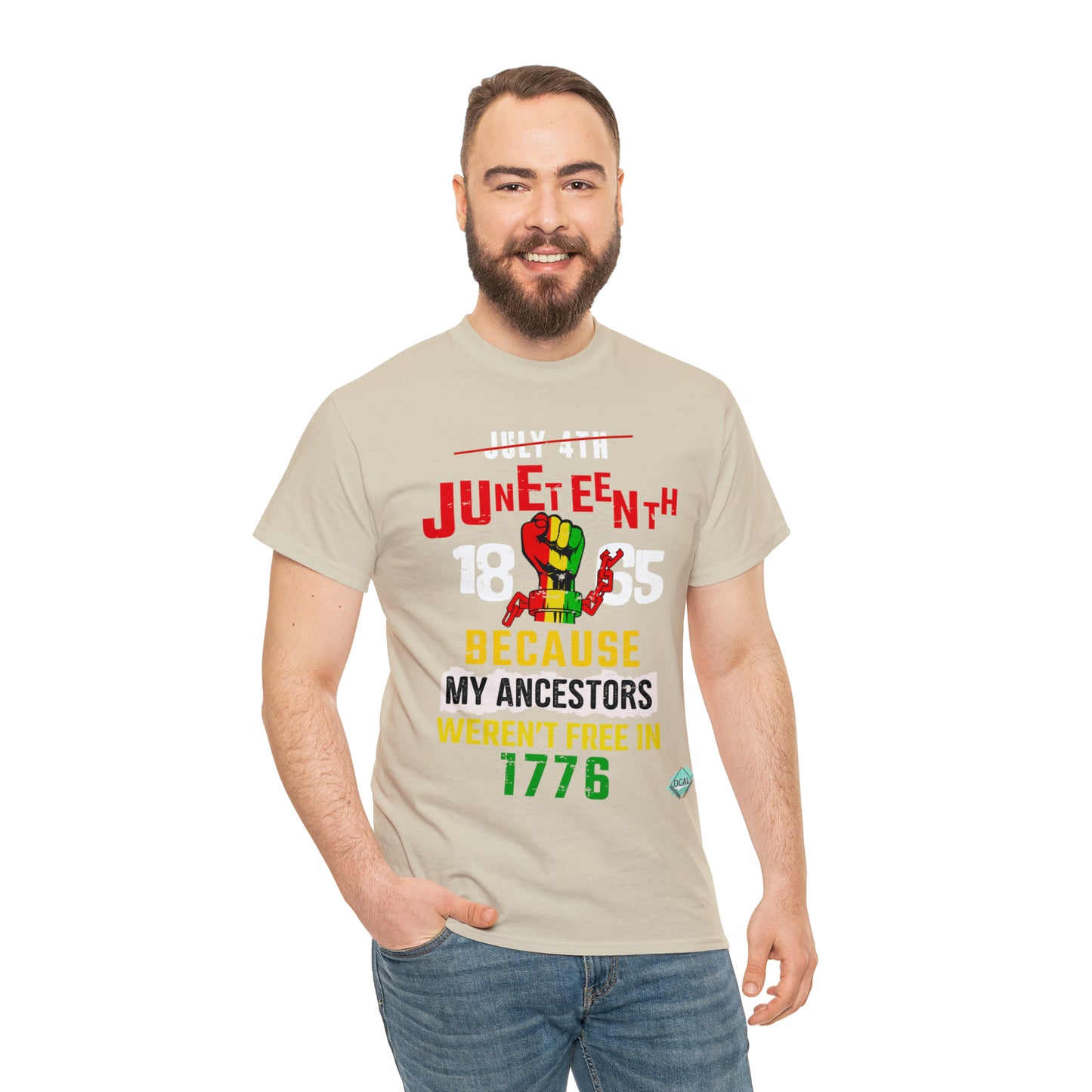 DCAL Juneteenth "Ancestors" Unisex Heavy Cotton Tee