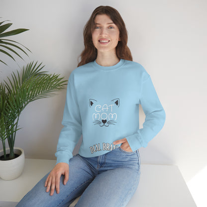 DCAL Meow Collection "Cat Mom" Unisex Heavy Blend™ Crewneck Sweatshirt