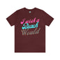 DCAL Beach Collection "I Wish a Beach Would" Unisex Jersey Short Sleeve Tee