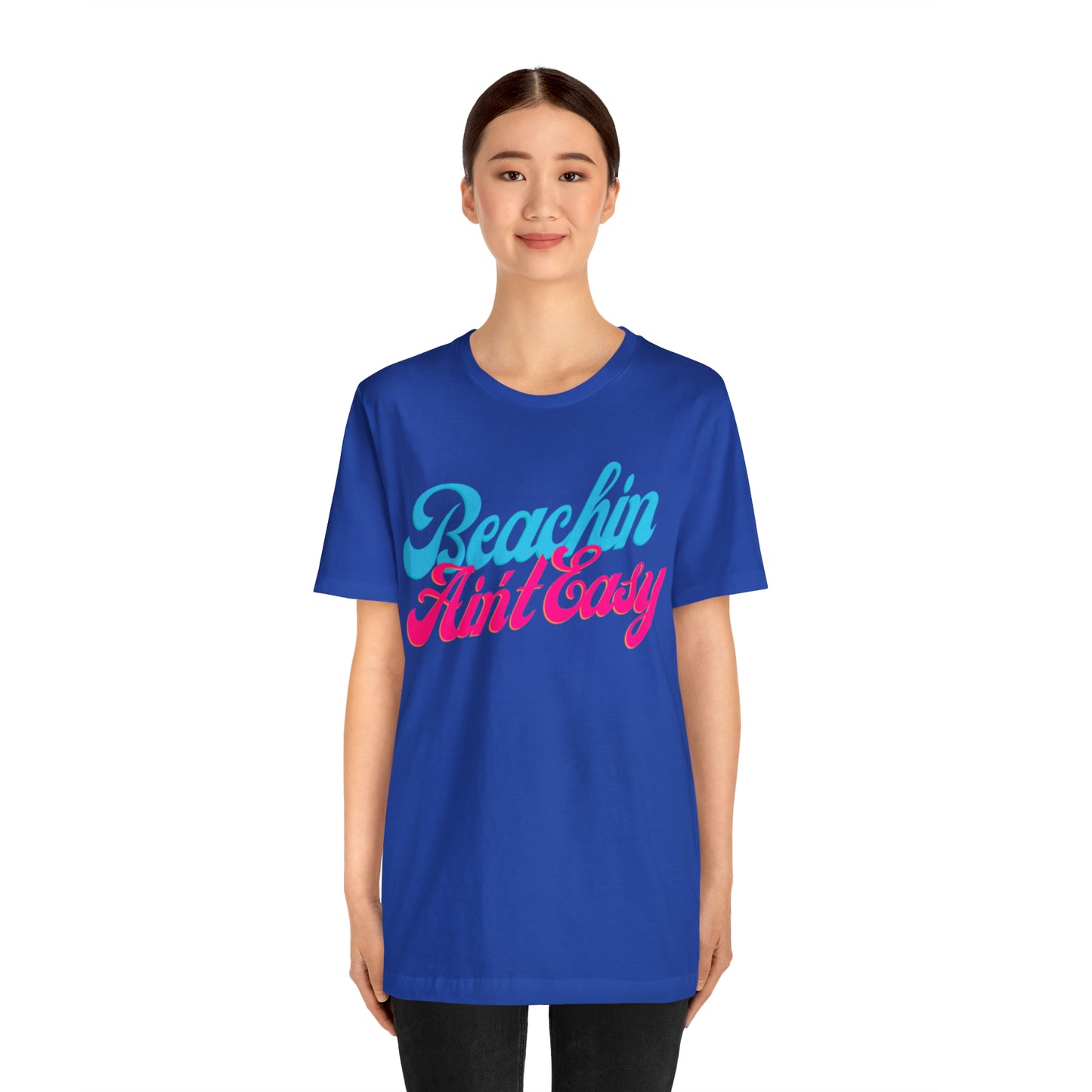 DCAL Beach Collection "Beachin Aint Easy" Unisex Jersey Short Sleeve Tee