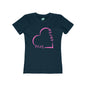 DCAL Brown Collection "Minimalist" Women's The Boyfriend Tee