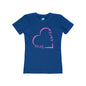 DCAL Brown Collection "Minimalist" Women's The Boyfriend Tee