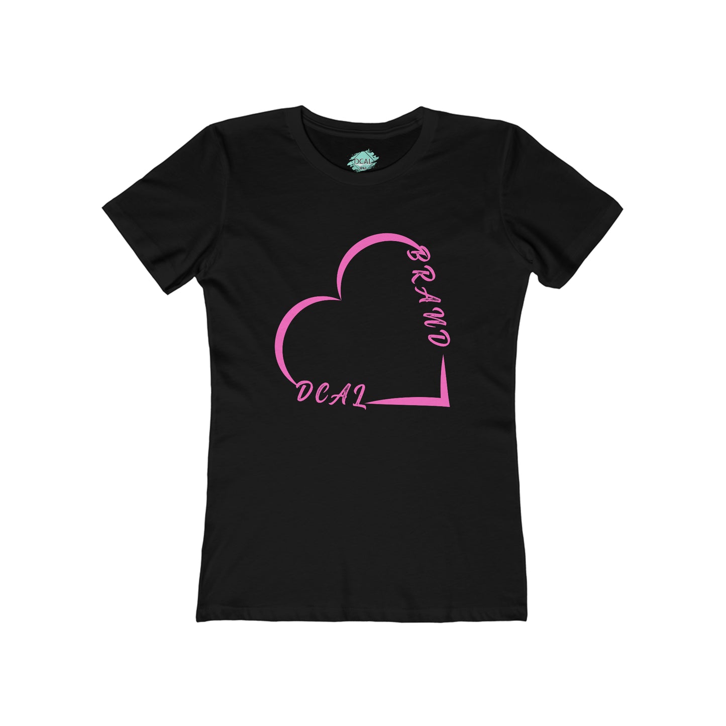 DCAL Brown Collection "Minimalist" Women's The Boyfriend Tee