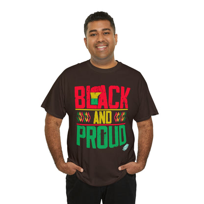 DCAL Juneteenth "Black and Proud" Unisex Heavy Cotton Tee