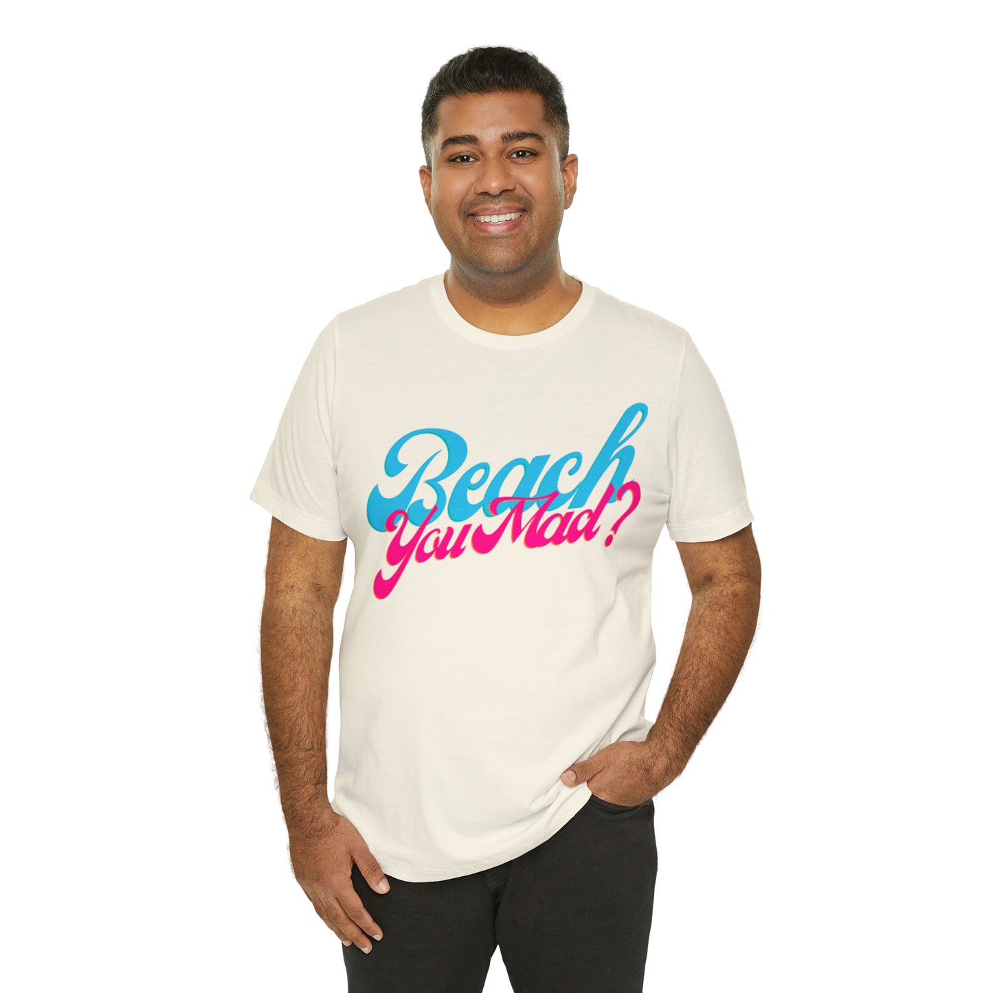 DCAL Beach Collection "Beach You Mad?" Unisex Jersey Short Sleeve Tee