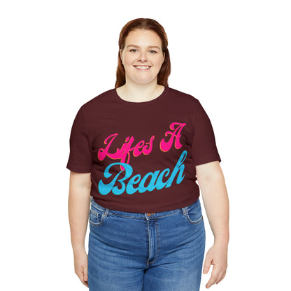 DCAL Beach Collection "Wifes a Beach" Unisex Jersey Short Sleeve Tee