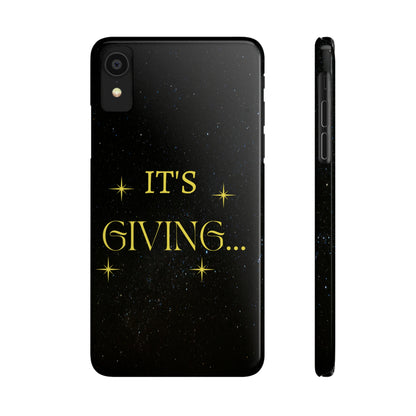 DCAL Accessories (It's Giving)Slim Phone Cases