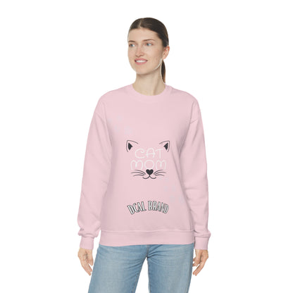 DCAL Meow Collection "Cat Mom" Unisex Heavy Blend™ Crewneck Sweatshirt