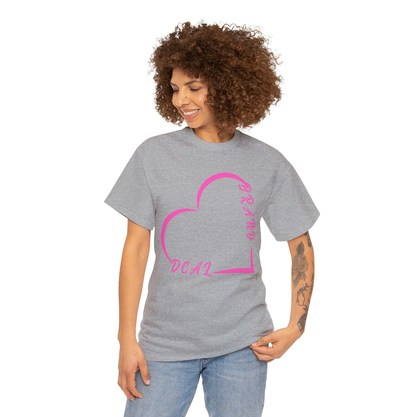 DCAL Graphic Tees "Heart" Unisex Heavy Cotton Tee